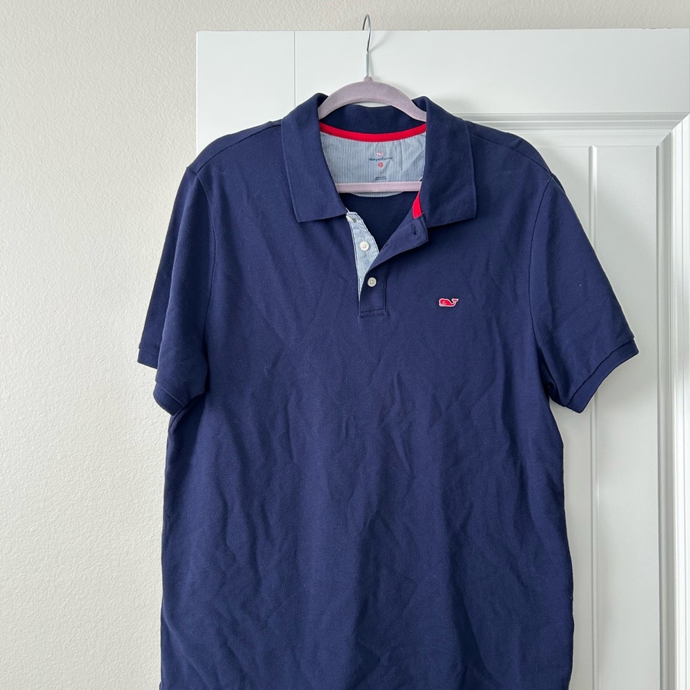 Vineyard Vines Men's Navy Polo Shirt